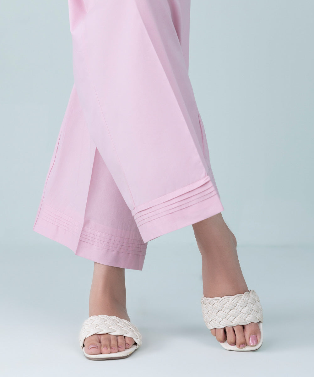 Women's Pret Cambric Light Pink Dyed Culottes