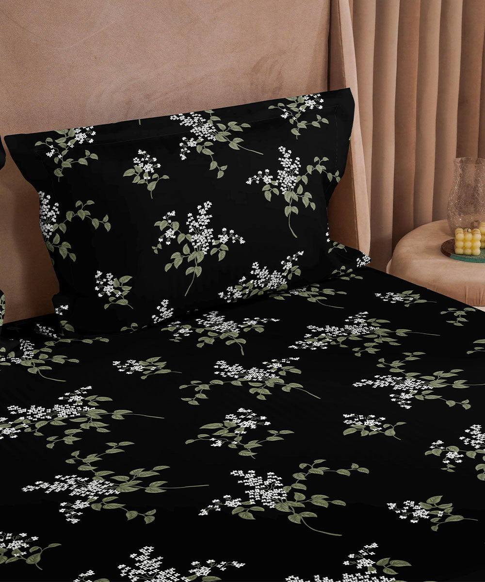 Poly Cotton Black Bed in a Bag
