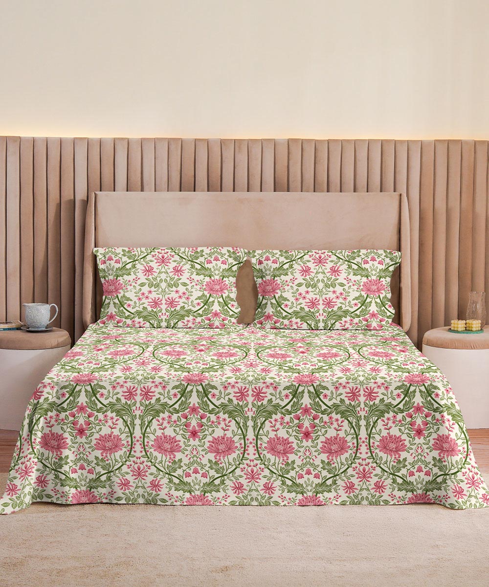Cotton Bellflower Multi Bed Sheet