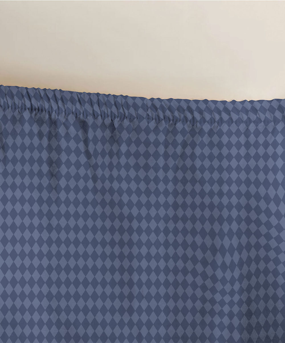 100% Cotton Blue and Pink Fitted Sheet