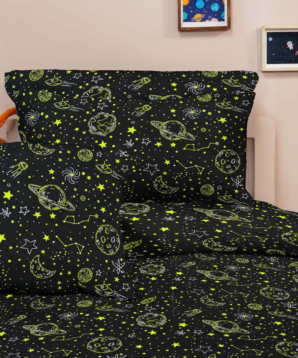 Glow in the on sale dark quilt cover