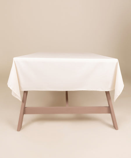 Dyed Table Cloth - Ivory