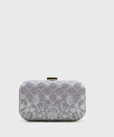 Women's Purple Hard Clutch