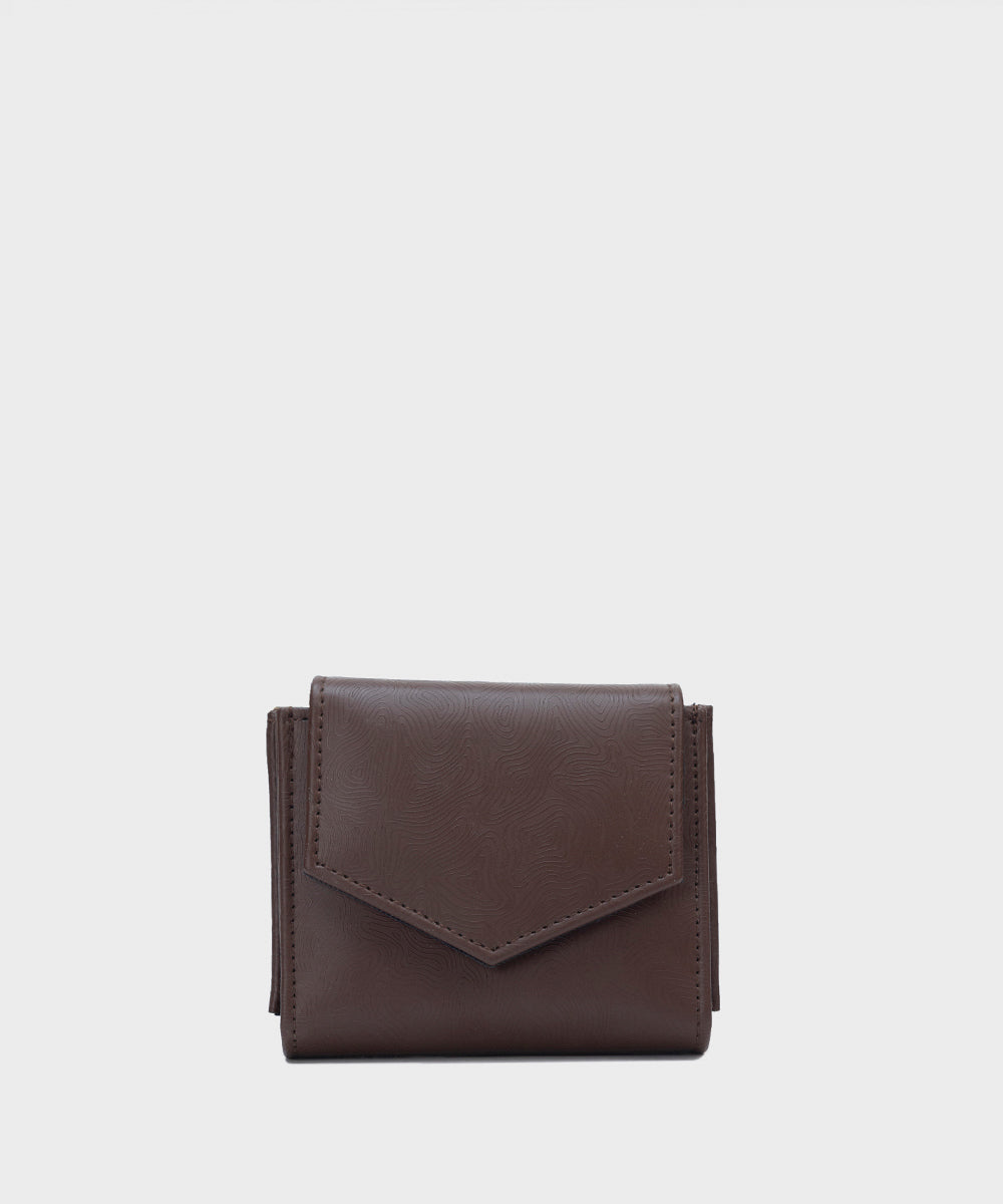 Women's Brown Faux Leather Wallet
