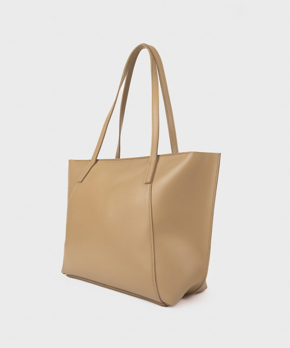 Women's Tan Tote Bag