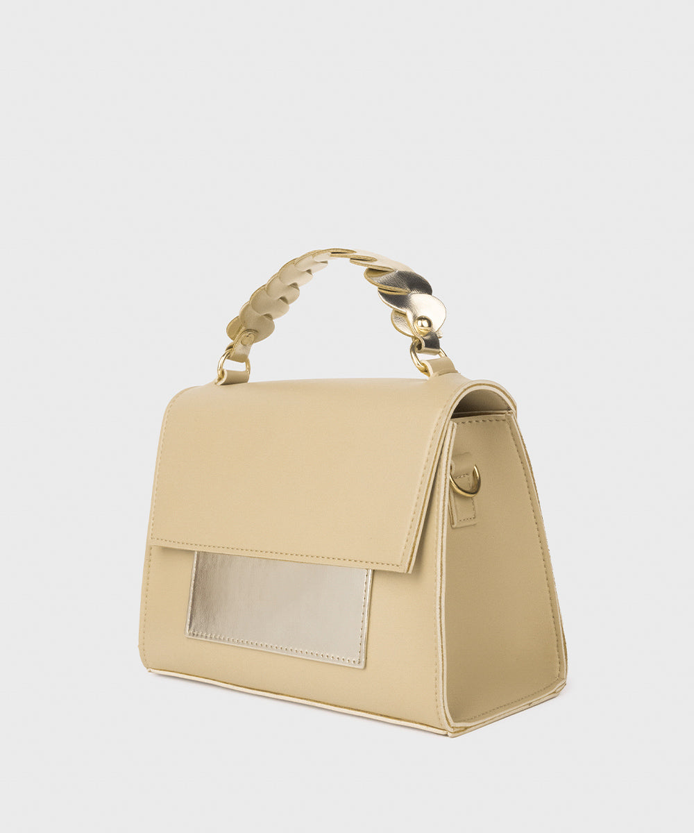 Women's Beige Hand Bag