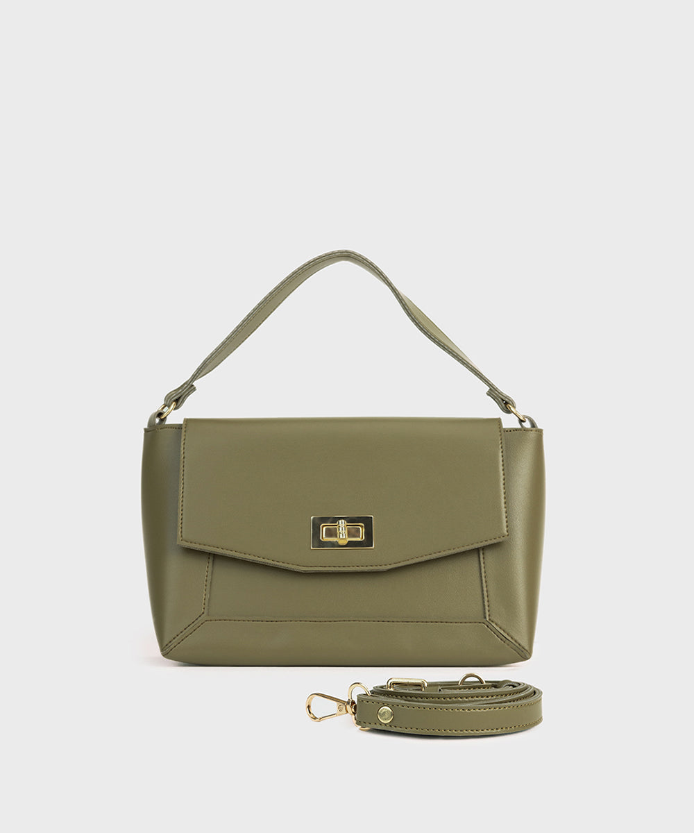 Women's Green Hand Bag