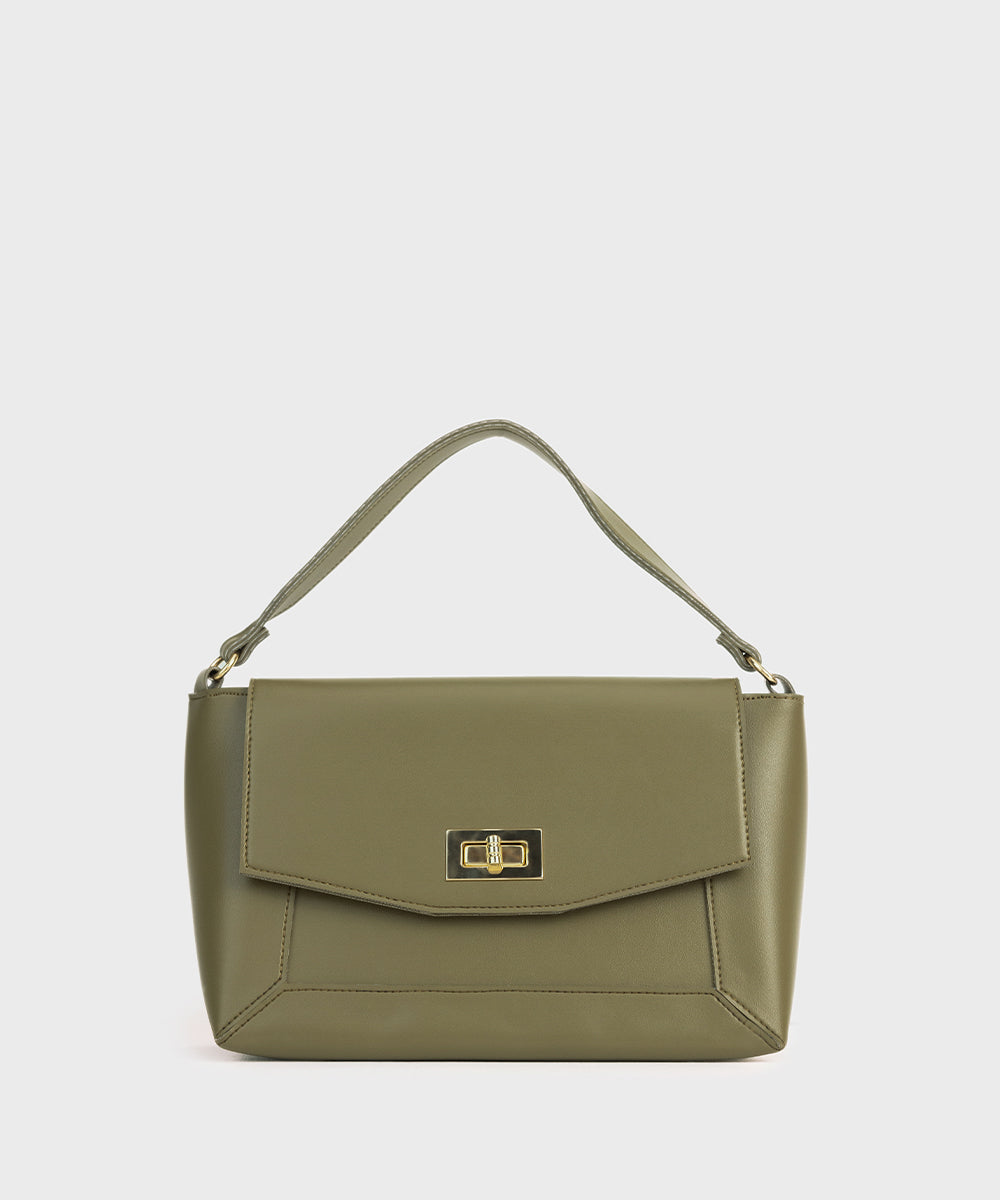 Women's Green Hand Bag