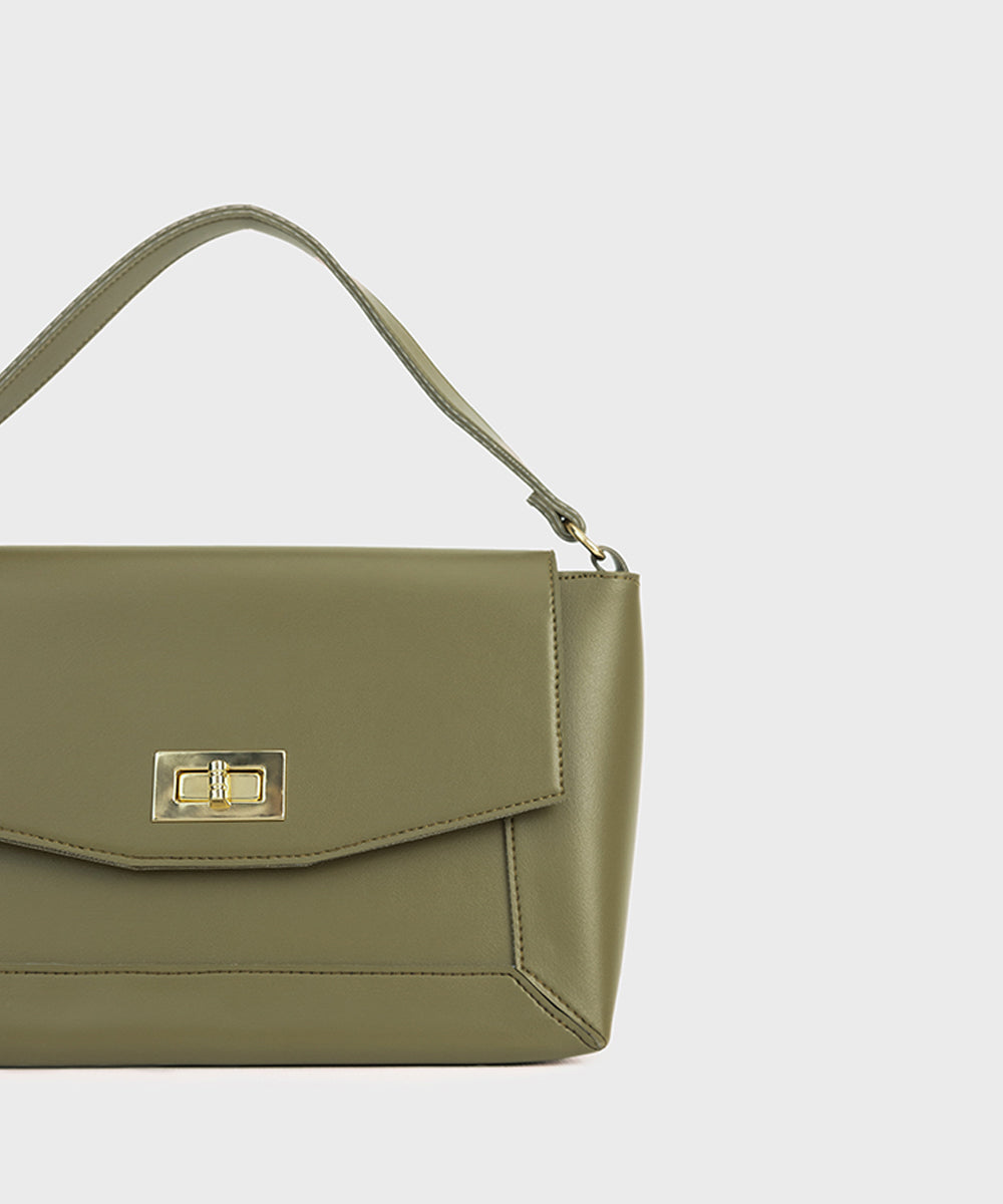 Women's Green Hand Bag