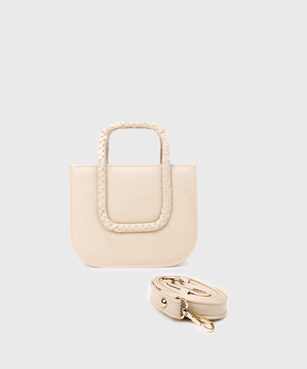 Women's Off White Cross Body Bag