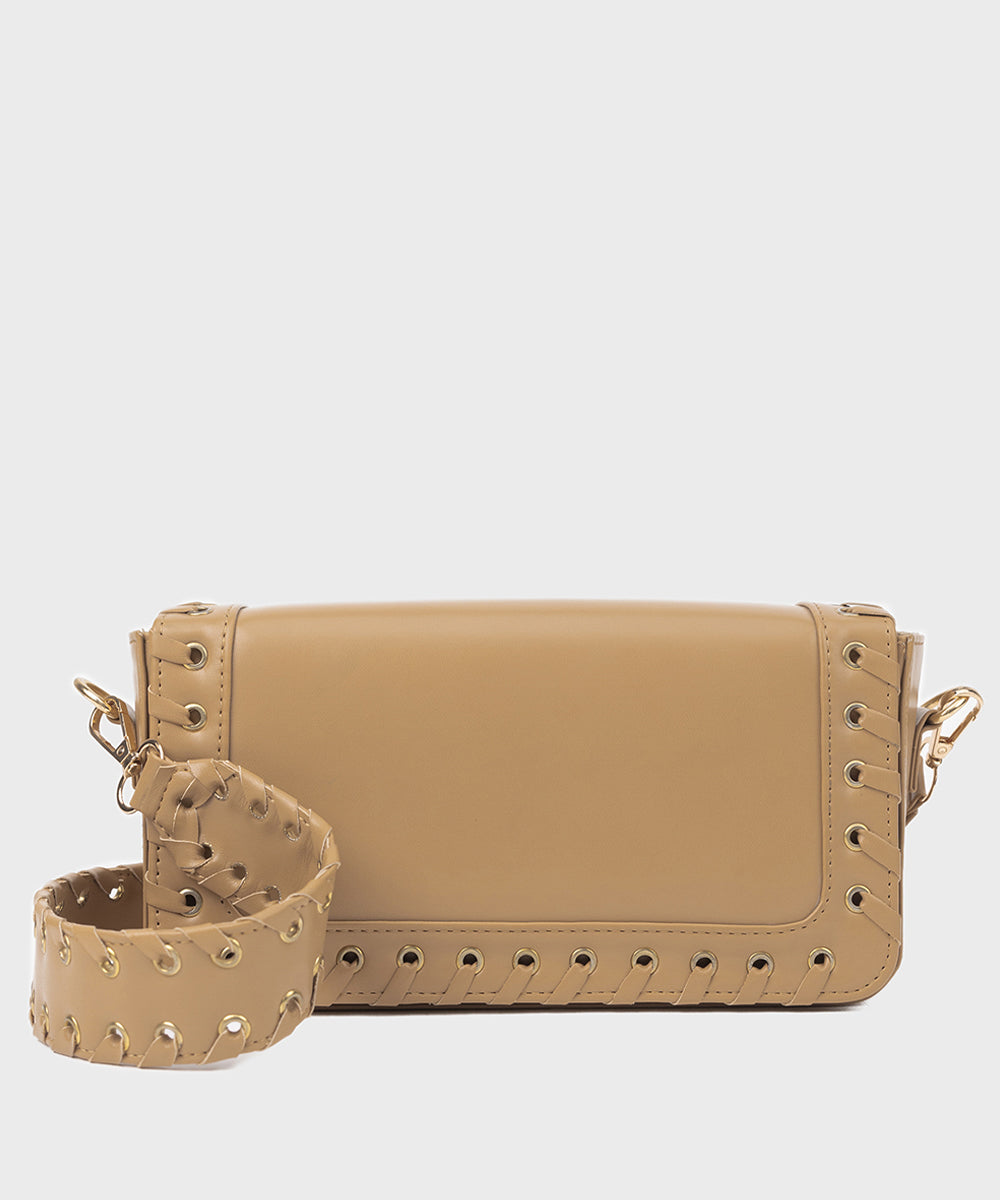 Women's Beige Shoulder Bag