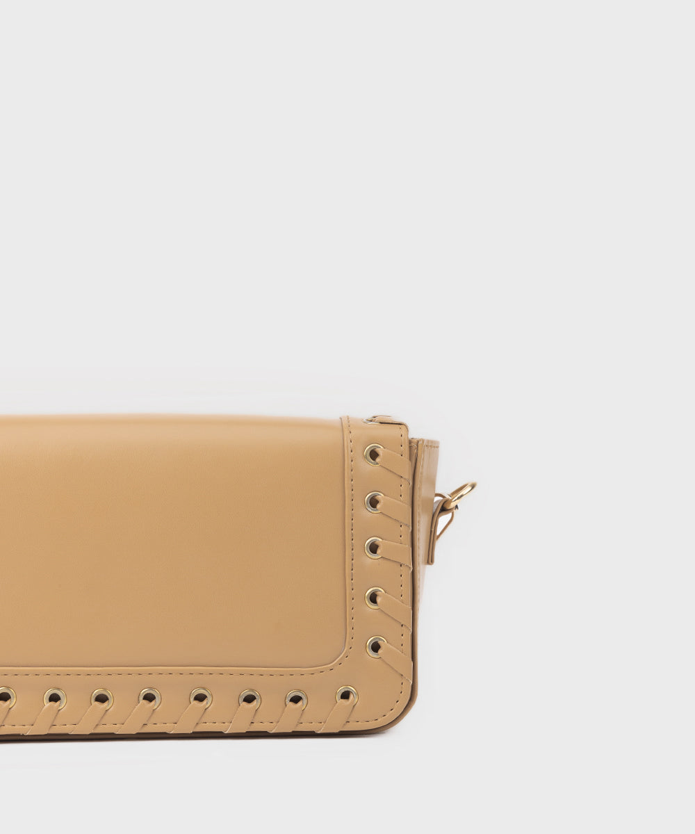 Women's Beige Shoulder Bag