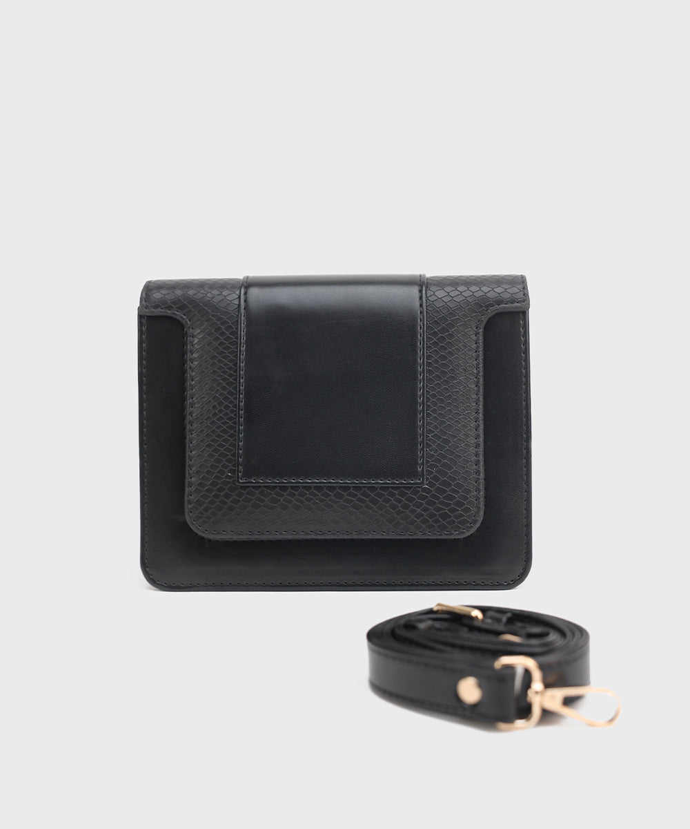 Women's Black Cross Body Bag