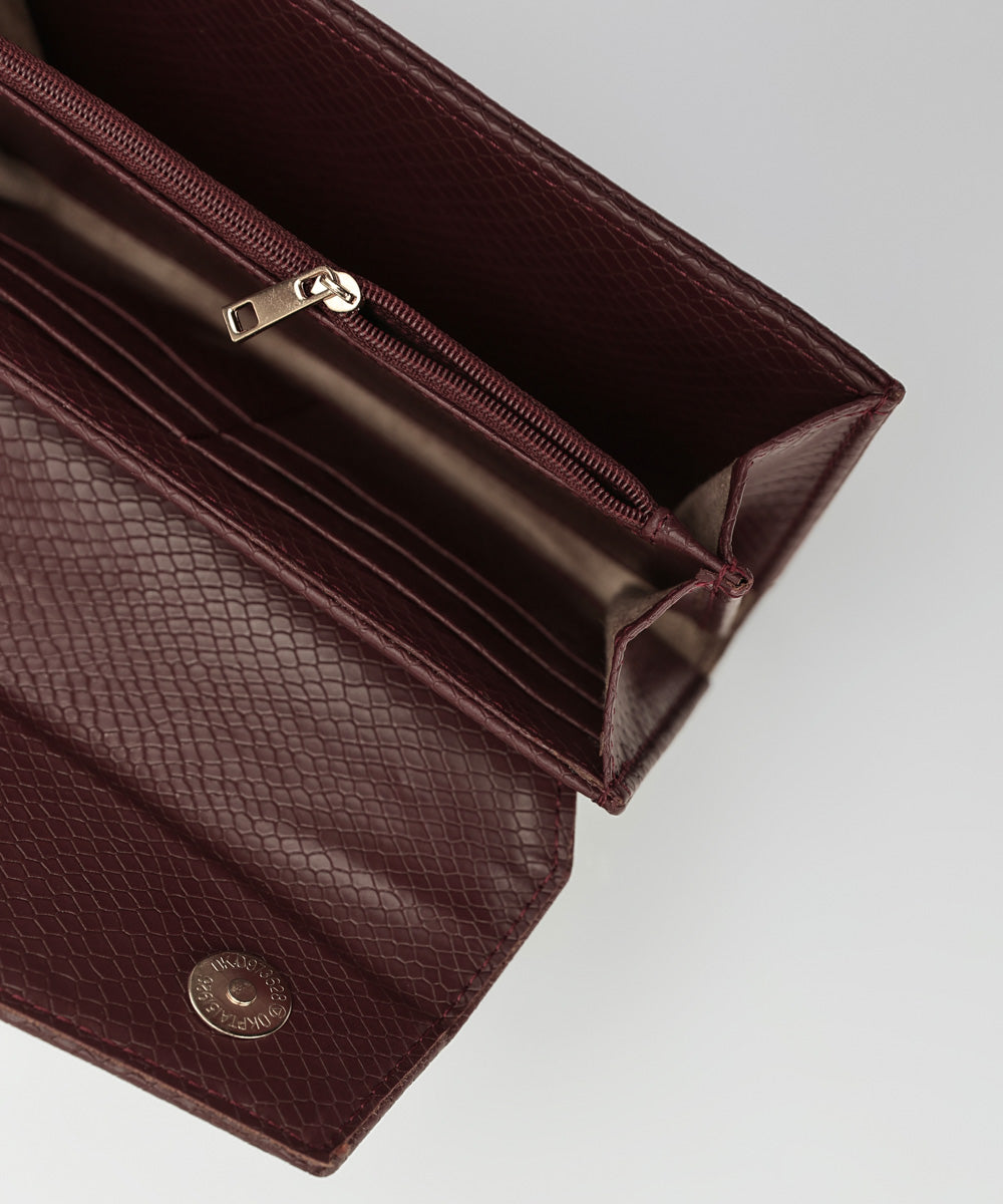 Women's Maroon Wallet