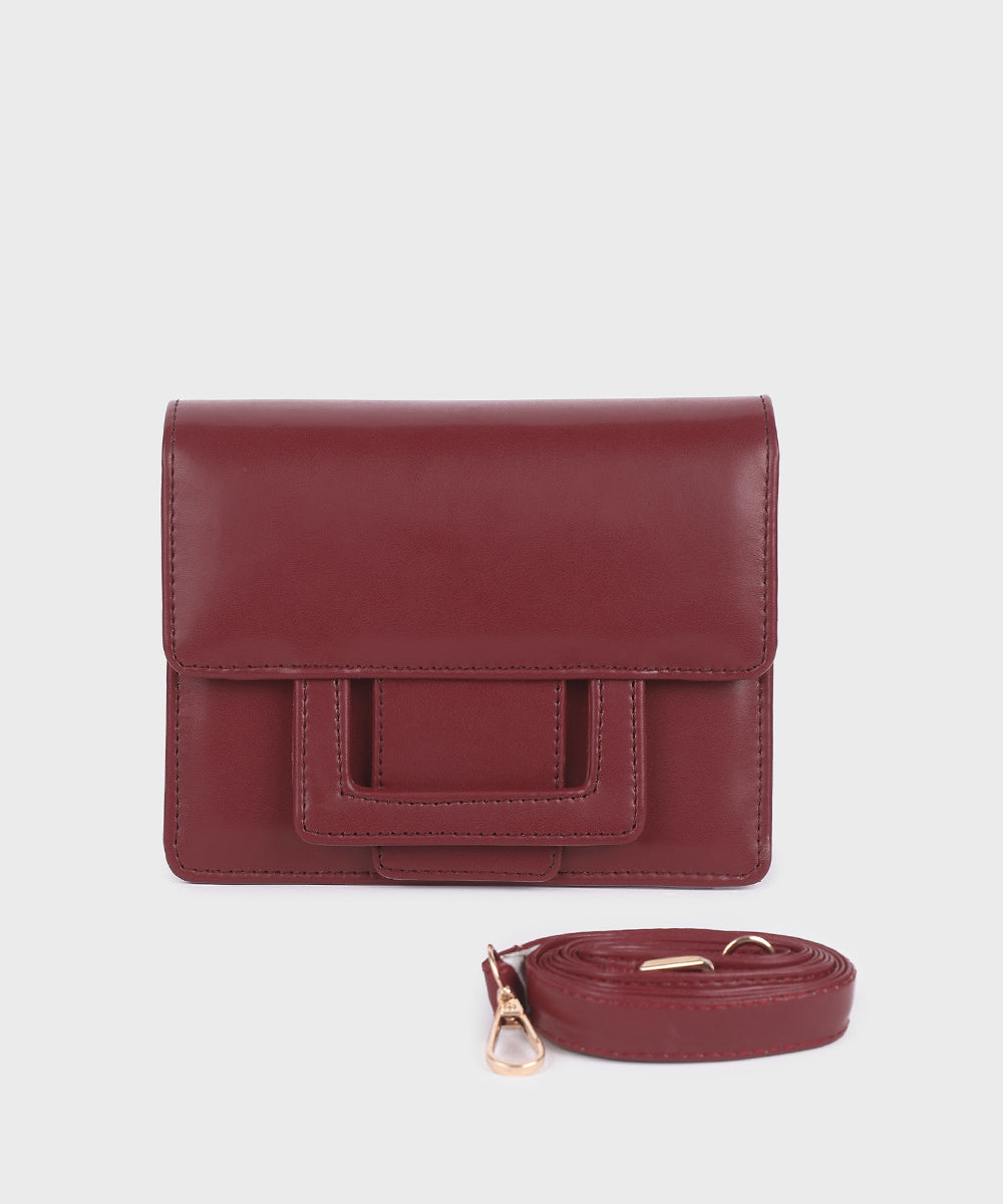 Maroon Crossbody Bag