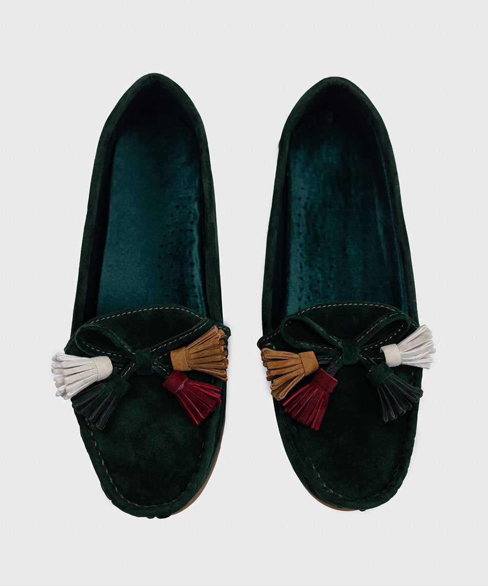 Women's Green Loafers