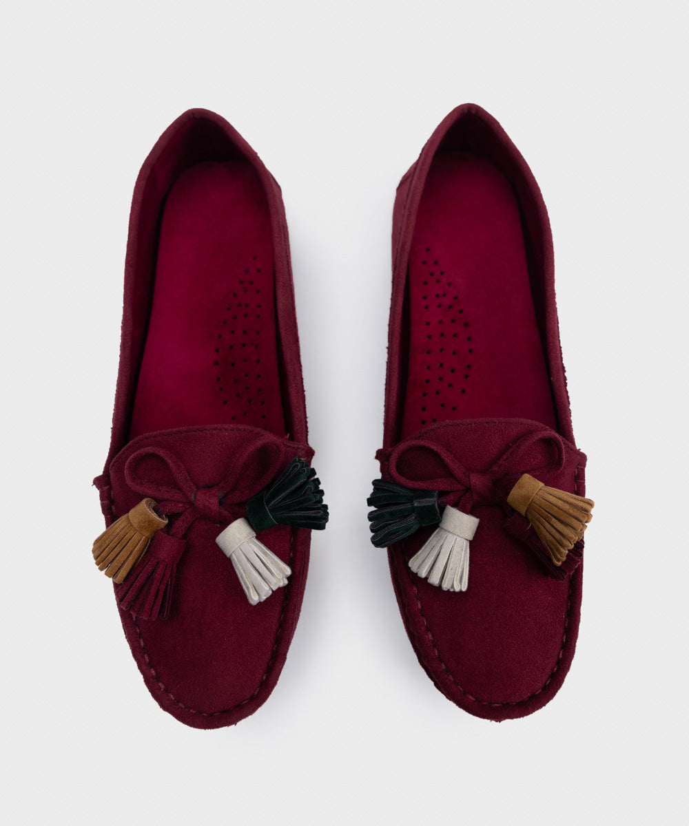 Women's Red Loafers