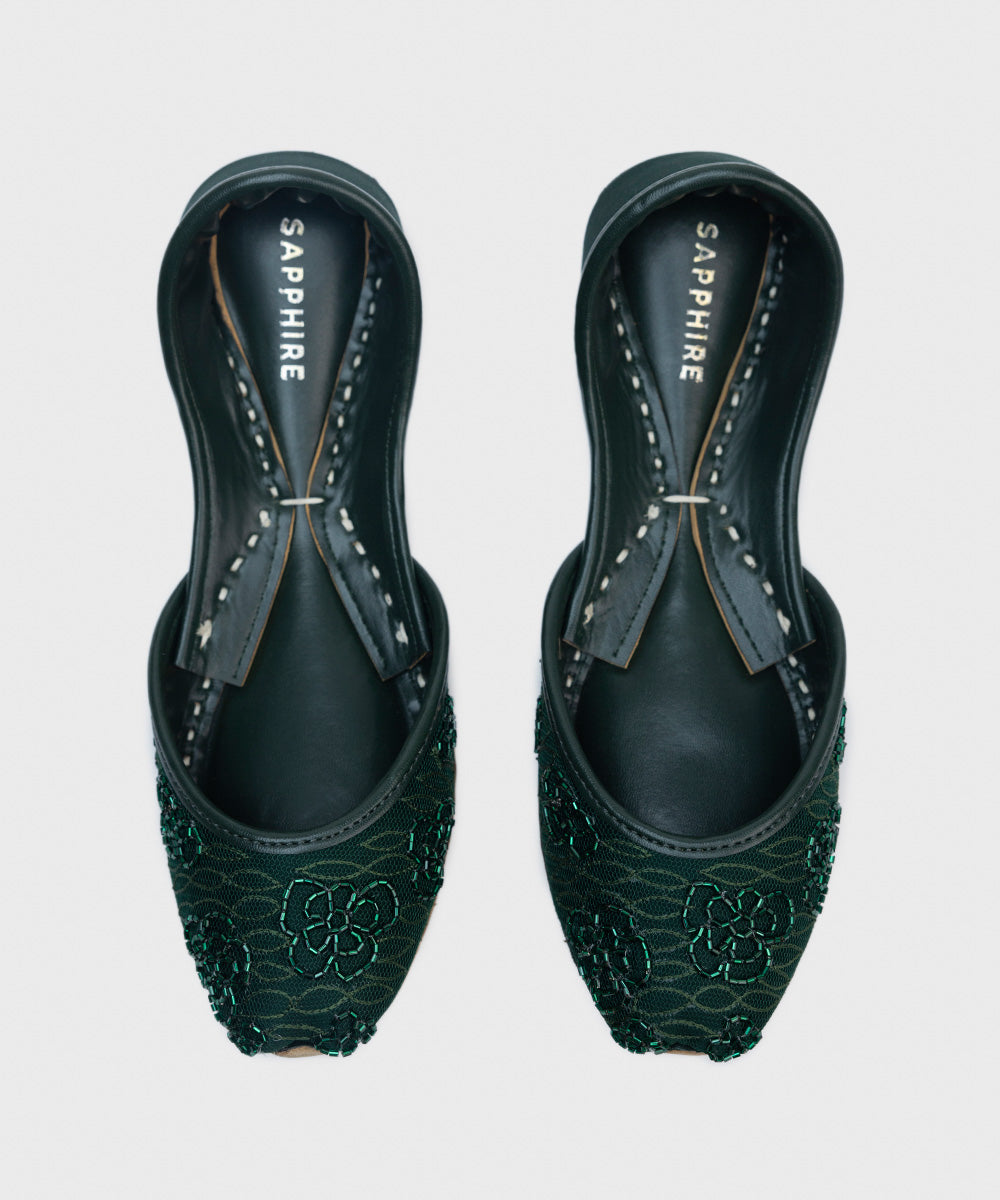 Embossed Black Khussa Shoes – Khussa Swag