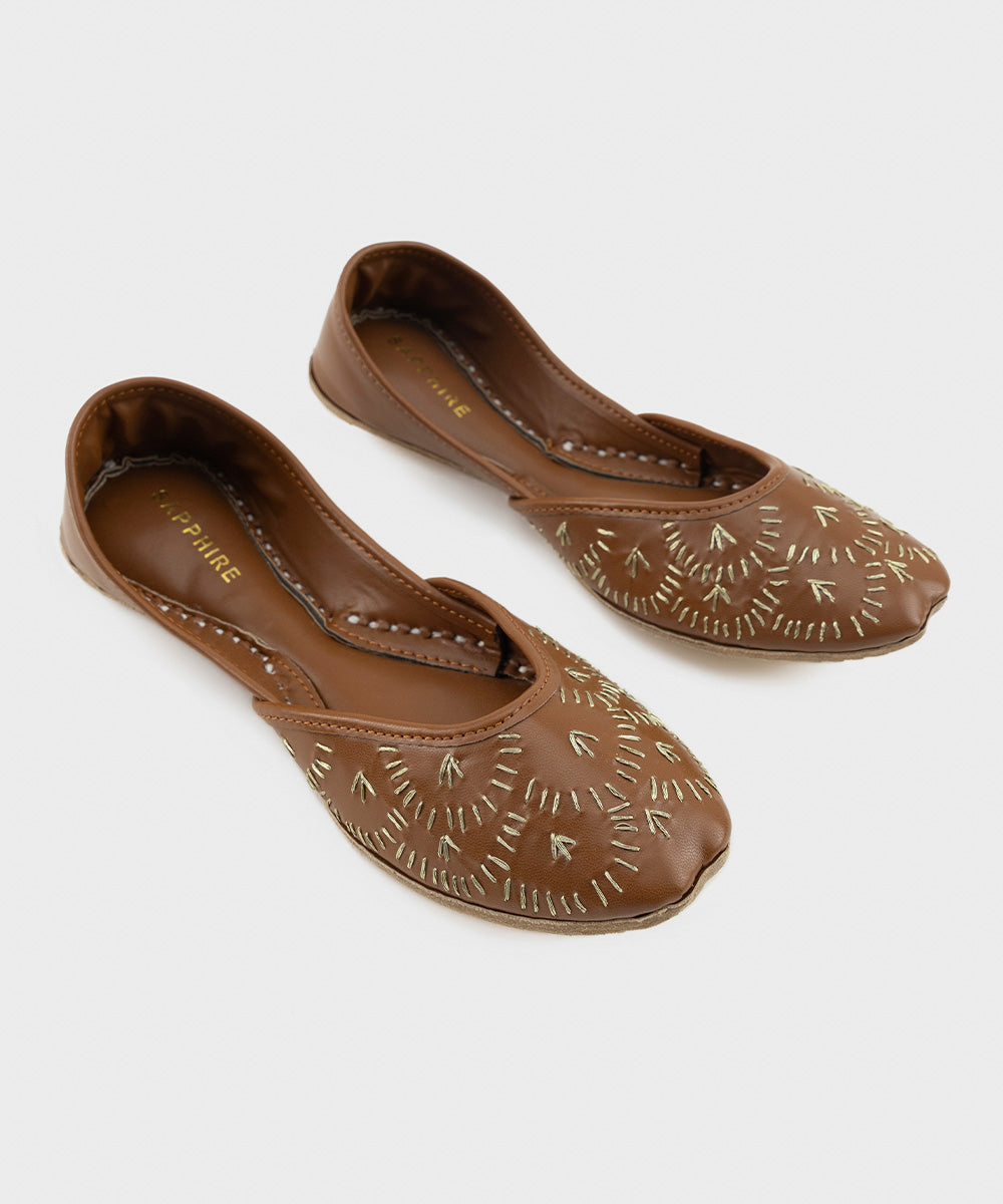 Women's Brown Khussa