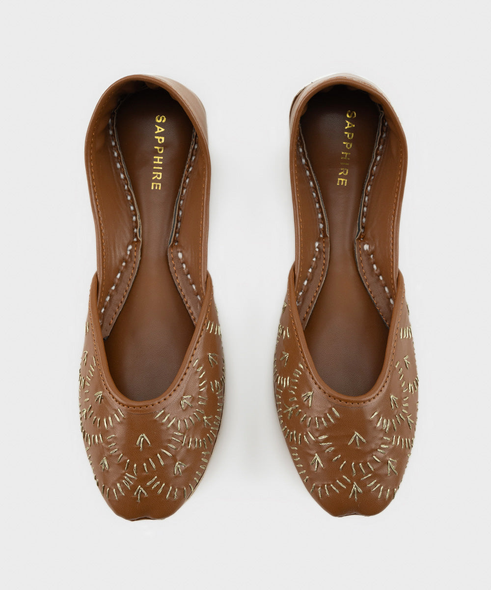 Women's Brown Khussa