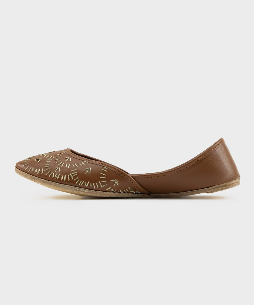 Women's Brown Khussa