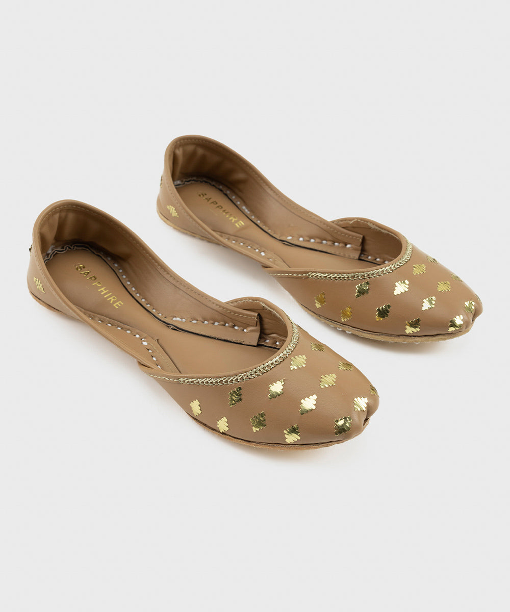 Women's Beige Khussa