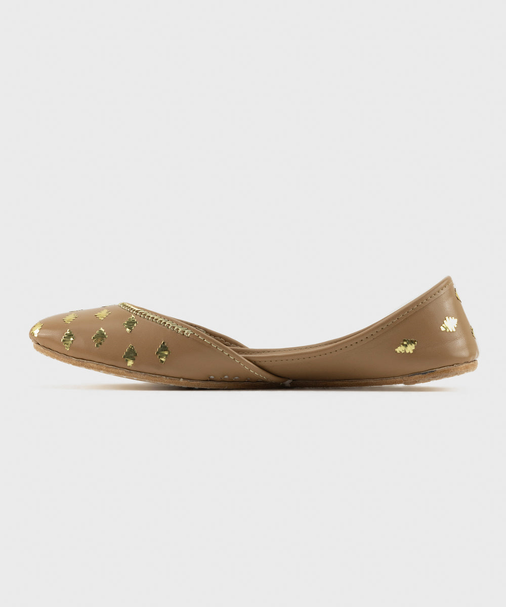 Women's Beige Khussa