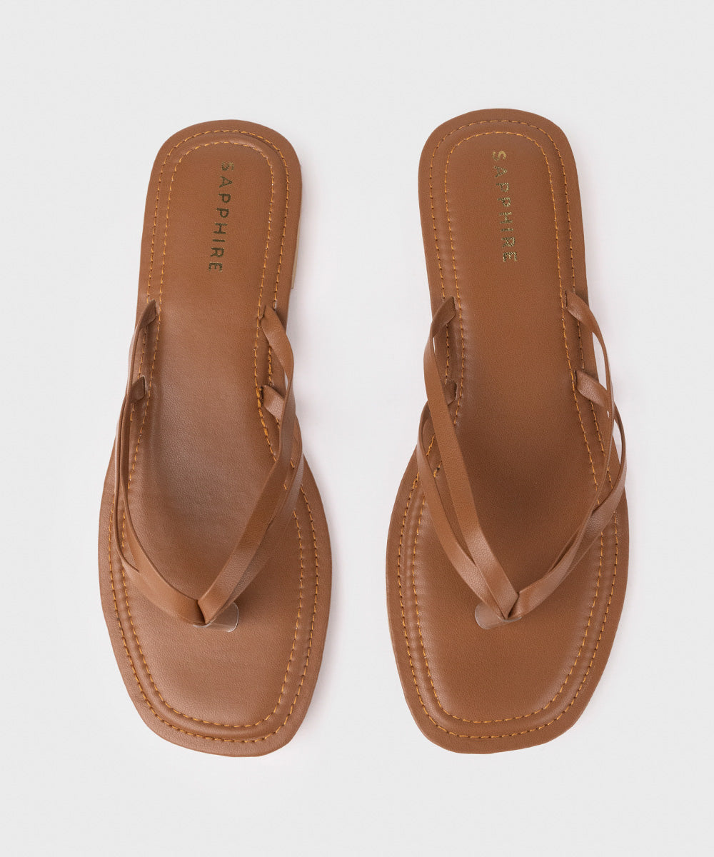 Women's Tan Flats