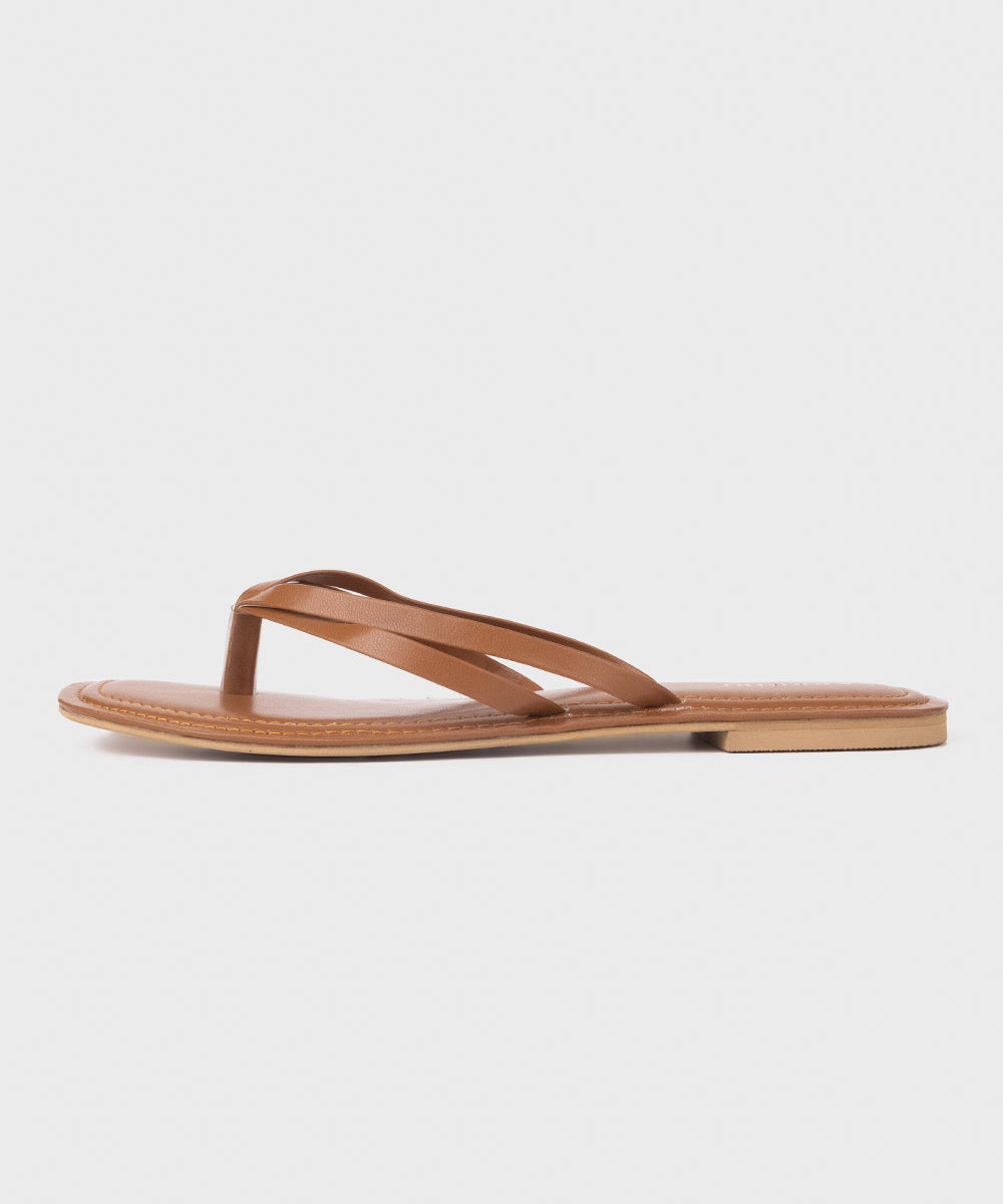 Women's Tan Flats