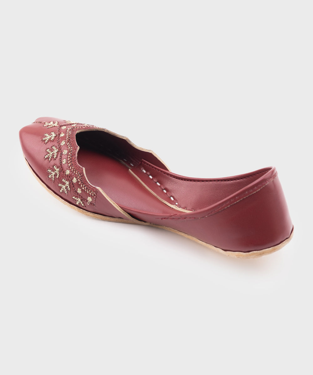 Women's Red Kola Puri