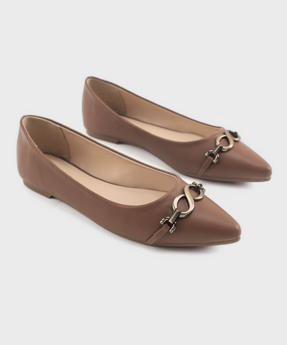 Women's Tan Flats