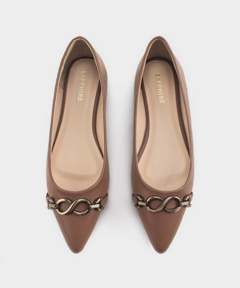 Women's Tan Flats