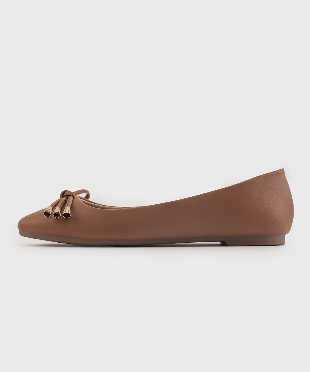 Women's Tan Flats