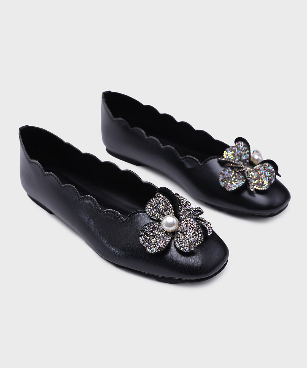 Women's Black Flats