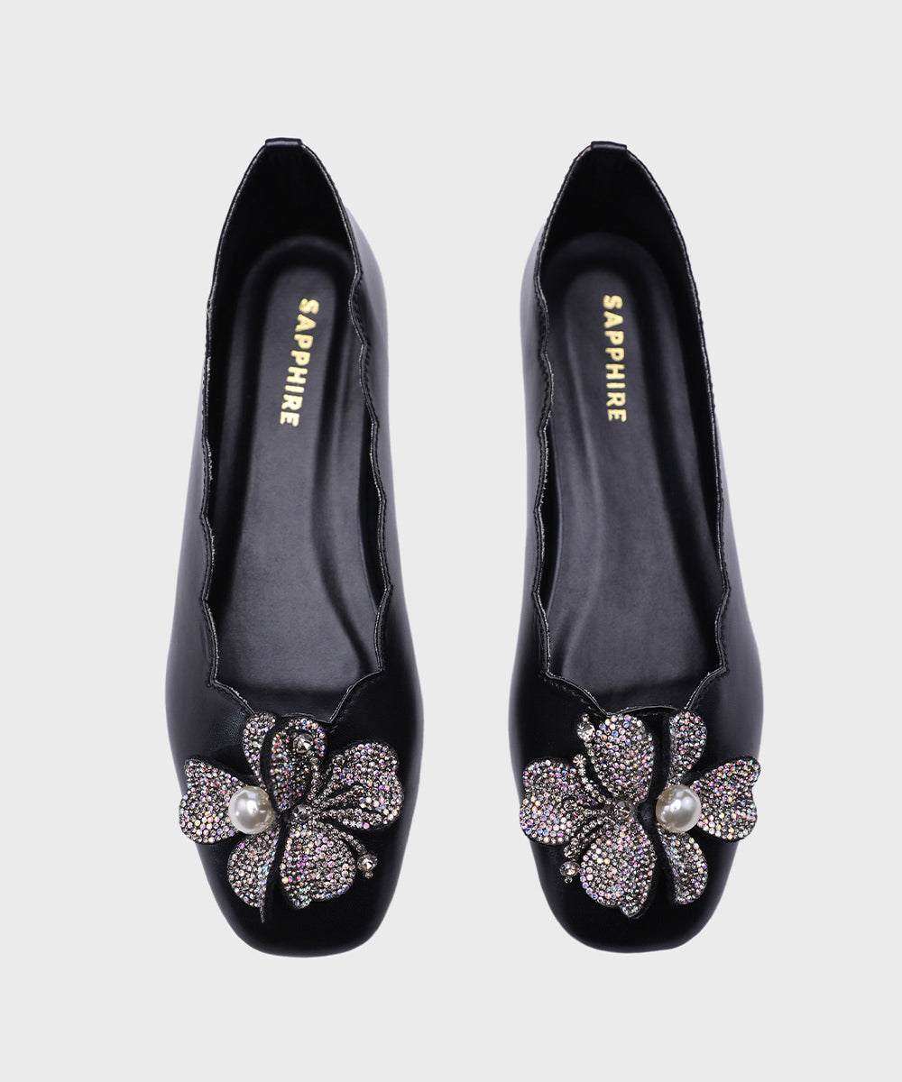 Women's Black Flats