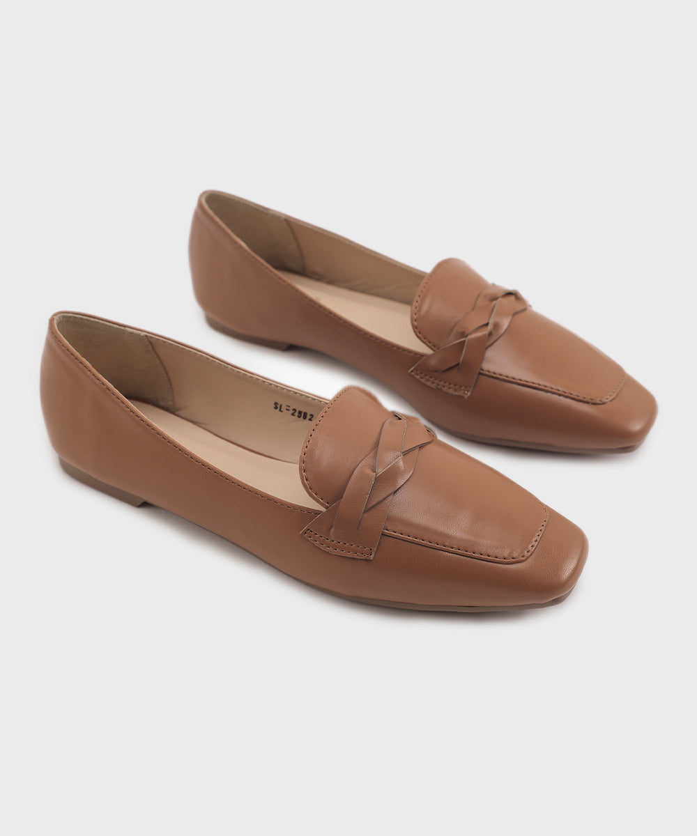 Women's tan Loafers