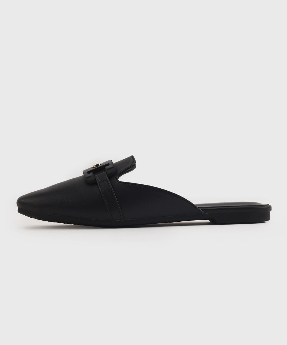 Women's Black Mules