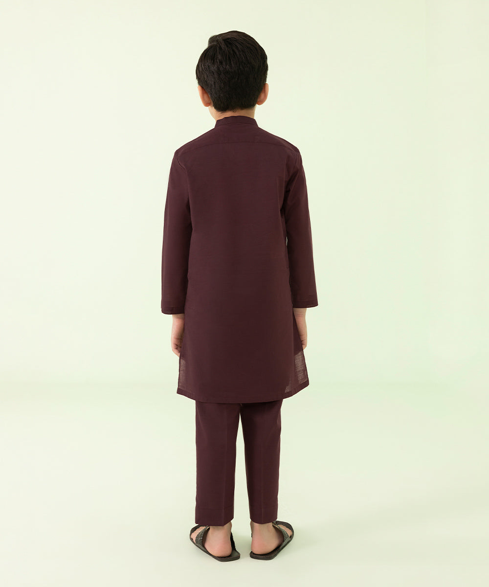 Kids Boys East 2 Piece Dyed Slub Cambric Suit