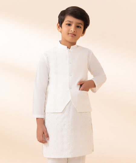 Boys Dyed Cambric Waistcoat