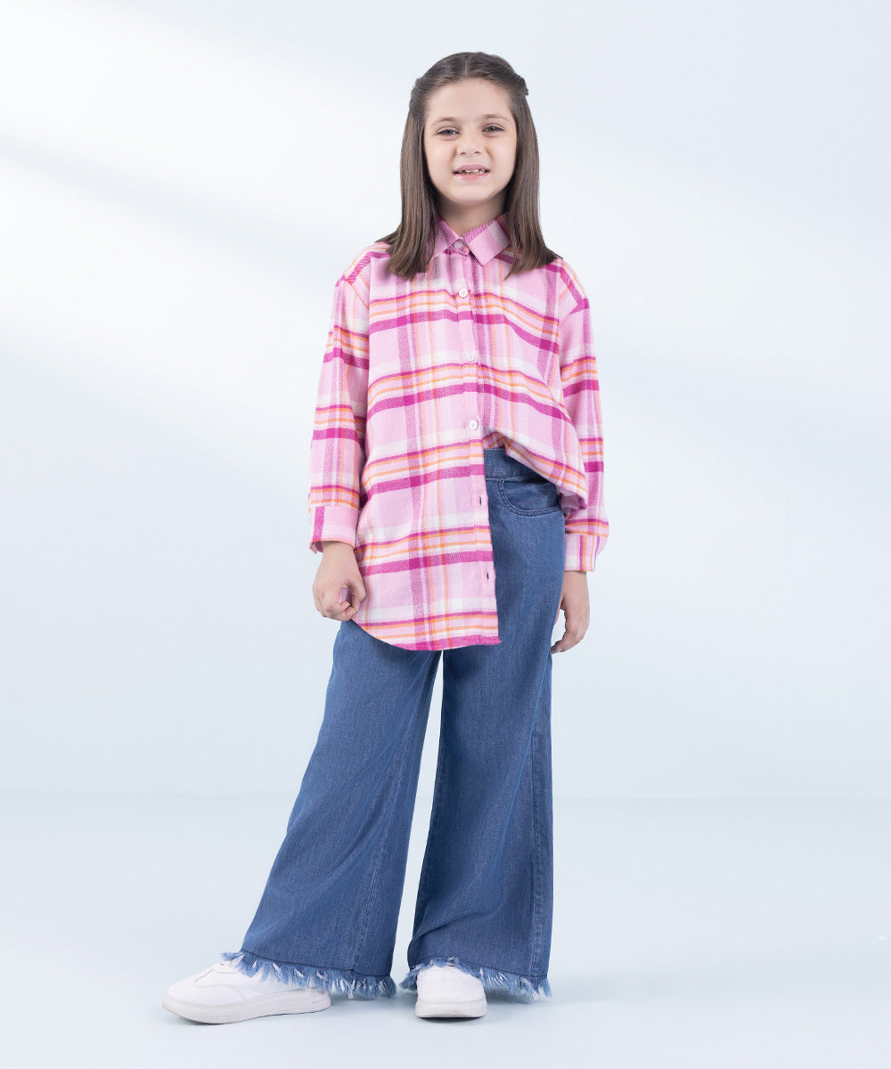 Girl's Blue Denim Pants