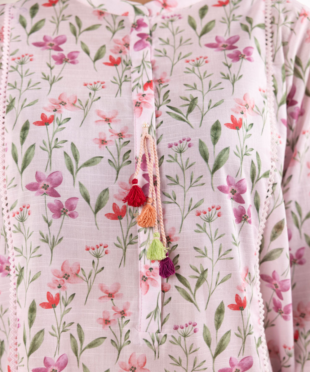 Women's Pret Textured Lawn Printed Multi A-Line Shirt