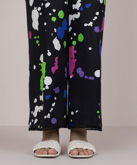 Women's Pret Cambric Multi Printed Culottes