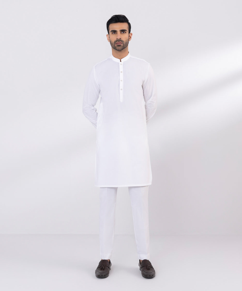 Woven Art Silk Kurta Jacket Set in Black and Off White | Fashion suits for  men