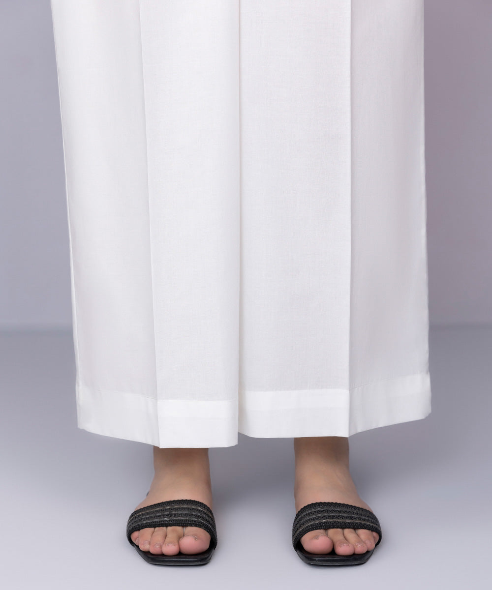 Women's Pret Cambric White Culottes