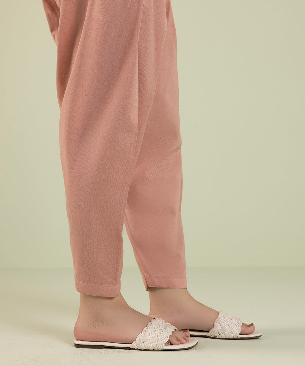 Women's Pret Recycled Cotton Sustainable Pink Shalwar