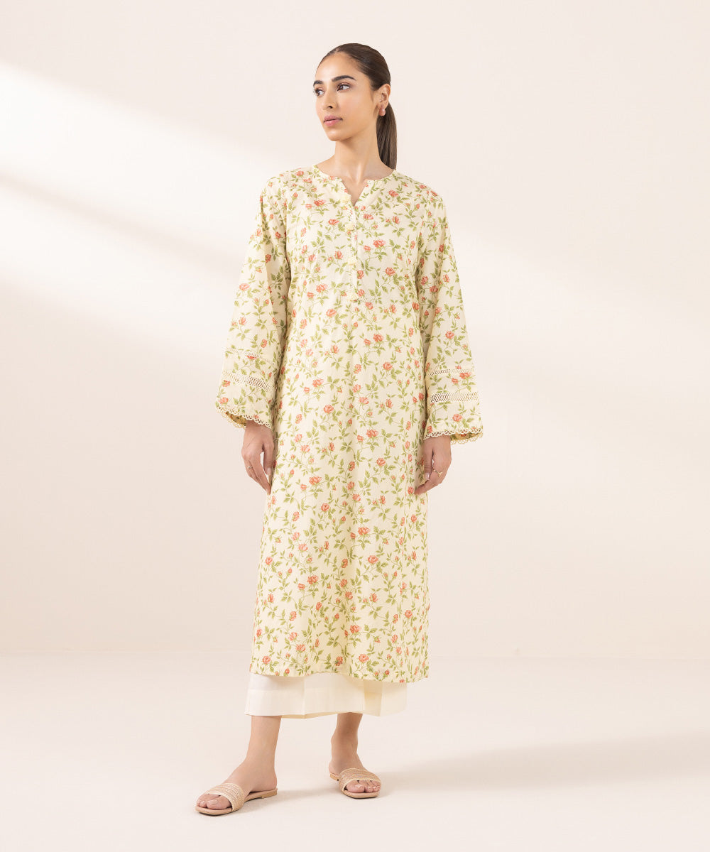 Women's Pret Lawn Printed Multi A-Line Shirt