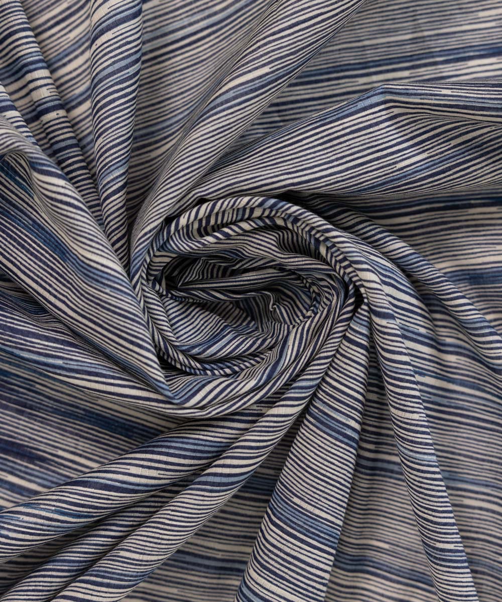 Women's Intermix Pret Textured Voile Printed Blue Dupatta