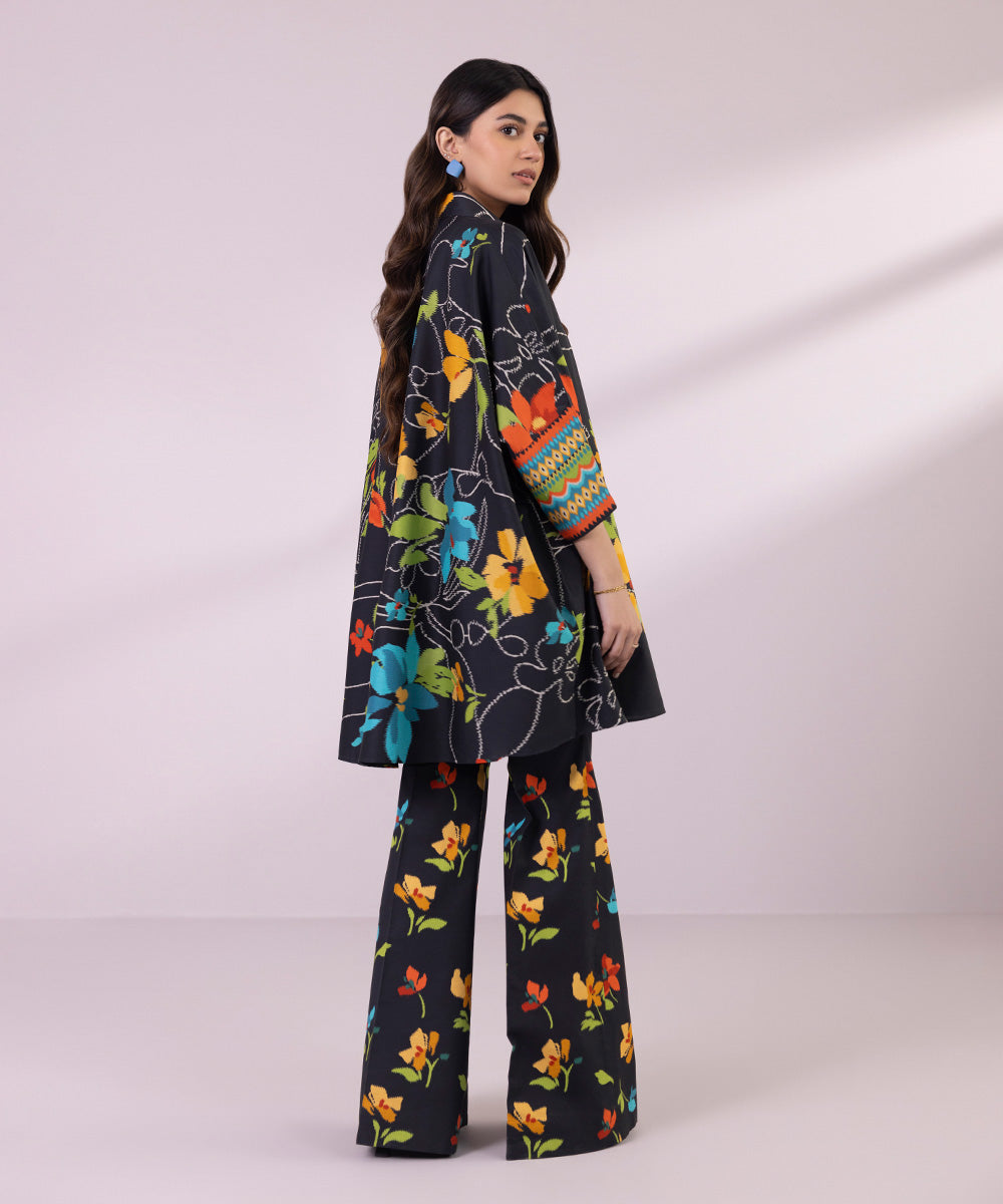 Women's Unstitched Lawn Printed Multi  2 Piece Suit