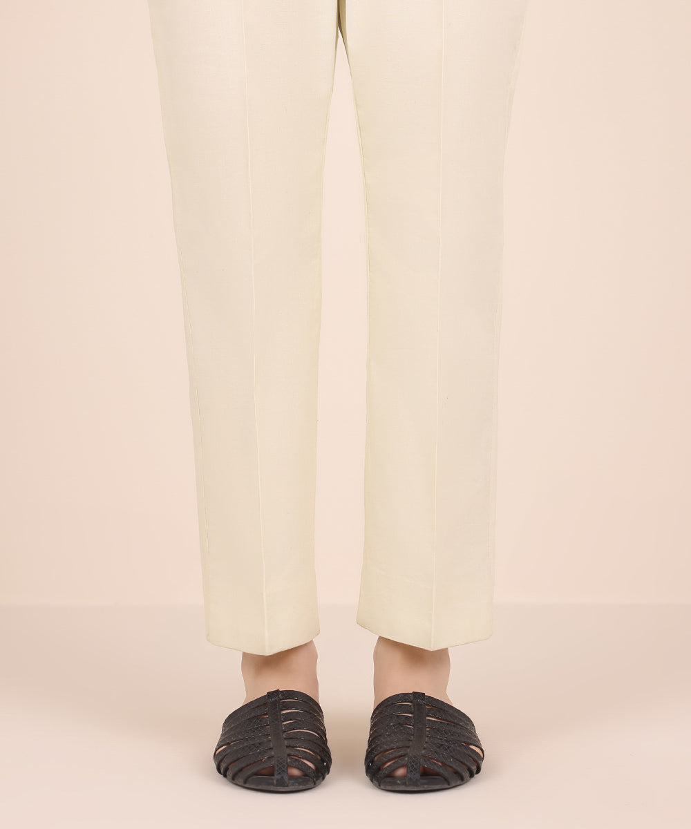 Dyed Cotton Trousers