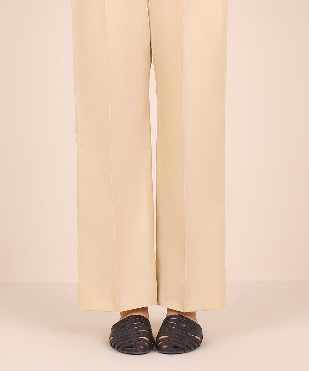 Dyed Cotton Trousers